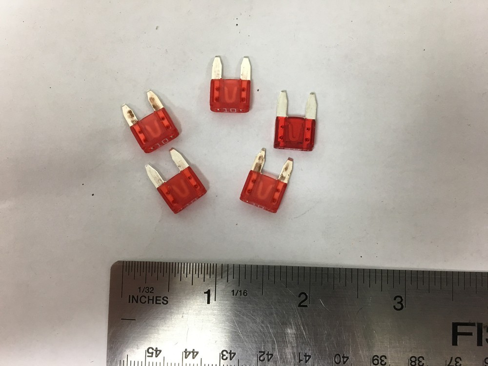 (Pack Of 5) MIN10 Fuse Cartridges