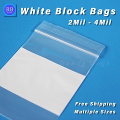 4×6″ Zip Plastic Reclosable Bags 2Mil 3Mil 4Mil 6Mil Top Lock Jewelry Baggies
