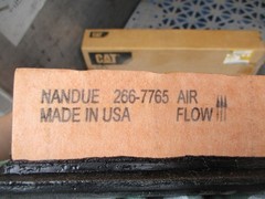 Genuine CAT 266-7765 Cabin Air Filter Element