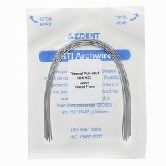 AZDENT Dental Orthodontic Heat Thermal Activated Niti Rectangular Arch Wires