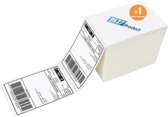Fanfold 4 X 6 Direct Thermal Labels White Perforated Shipping Labels, 1000 Label