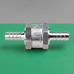 2 Pcs 8mm 5/16″ Fuel Non-Return One Way Check Valve Petrol Diesel Oil Aluminum