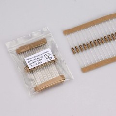 500 Pieces 1/2 Watt Resistor Kit Assortment in Compartmentalized Storage Box