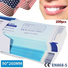 200Pcs Sterilization Pouches- 3.5 ” x 10 ” Dental Self Seal Pouch Bag