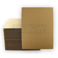 200 5×7 EcoSwift Corrugated Cardboard Pads Filler Inserts Sheet 1/8″ Thick 5 x 7