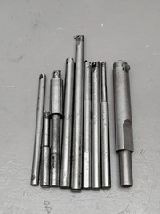 MISC. LOT EVEREDE BORING BARS 7/16″x 6″, 3/8″x 6″, 1/4″x 3-1/4″, 5/16×5-1/2, 9pc