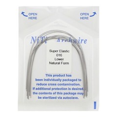 100PCS Dental Orthodontic Niti Arch Wire Natural Form Arches Round Rectangular