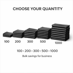 Bags 1/6 Large 21 x 6.5 x 11.5 BLACK T-Shirt Plastic Grocery Shopping Bags F&S