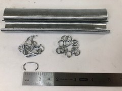 C-RINGS FASTENERS 16ga 3/4″ GALVANIZED STEEL Collated SHARP POINT 16G110, CL23