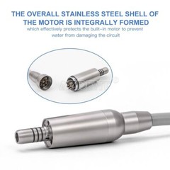 AZDENT Dental LED Brushless Electric Micro Motor/1:1 LED Inner Channel handpiece