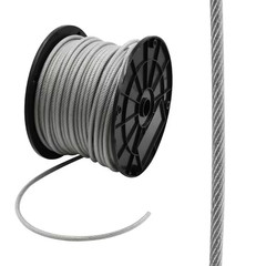 3/16 In. X 250 Ft. Galvanized Vinyl Coated Steel Wire Rope