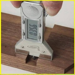 mini depth gauge 4″ + digital indicator electronic / digital spring loaded new