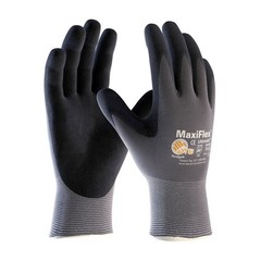 PIP G-Tek 34-874 Large Ultimate Nylon Nitrile Coated Work Gloves Black Seamless