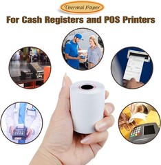 50 Rolls 2 1/4″ x 85′ Thermal Paper Credit Card Cash Register POS Receipt Paper