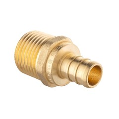 EFIELD 25PCS 1/2″ PEX x 1/2″ Male NPT Adapters Brass Crimp Fittings, Lead Free