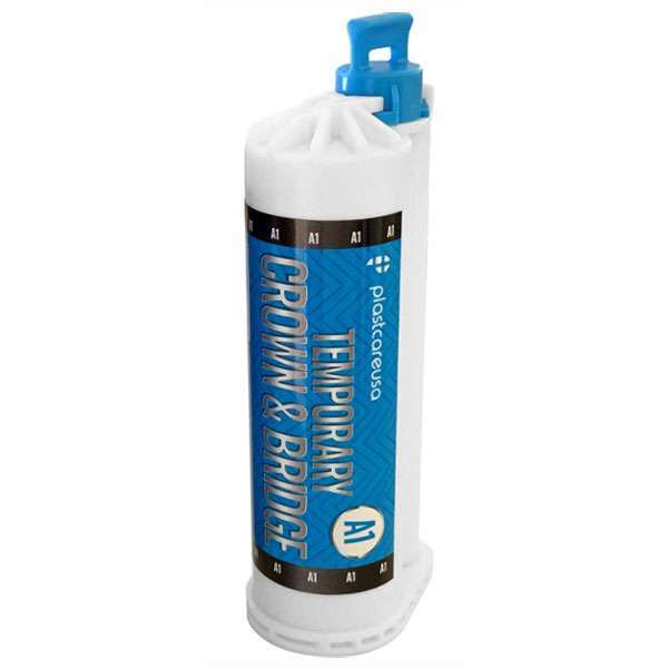 plastcareusa Temporary Crown & Bridge Material (10:1) – Shade A1, 50 mL