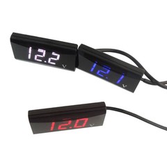 12V Digital LED Display Voltmeter Voltage Gauge Panel Meter Car Motorcycle