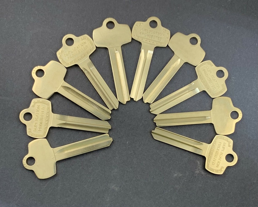 Lots of Nickel Silver A1114A 1A1A1 Type Key Blanks for Best A Keyway::