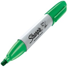 Sharpie Permanent Markers, Stick Marker, Broad, Chisel Tip, Choose Color