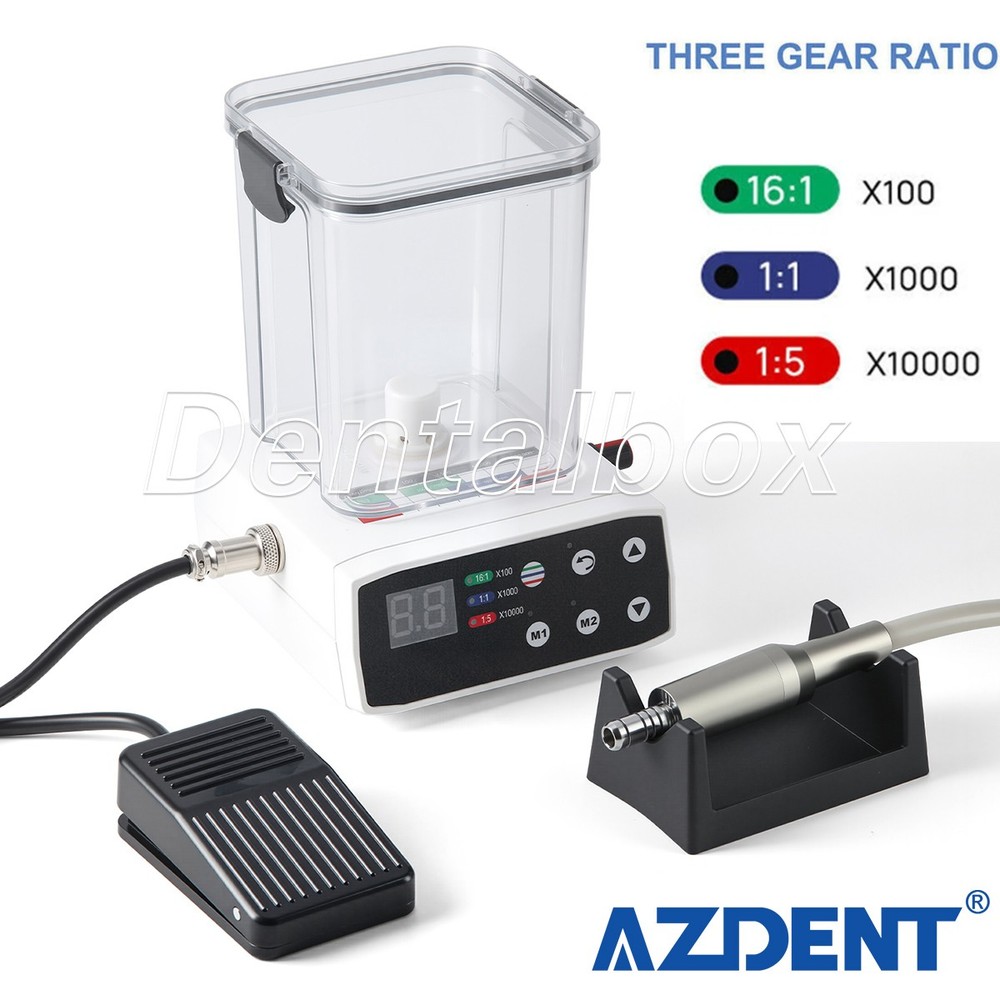 Dental Electric LED Brushless Micromotor w/Water Tank For Practice 1:1 1:5 16:1
