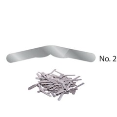 144X EASYINSMILE Dental Tofflemire Stainless Steel Matrix Bands0.015’0.04mm #1-4
