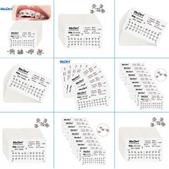MacDent Dental Orthodontic Brackets Brace Mini Roth MBT Standard 022/018 Hooks