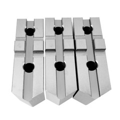 AMERICAN STANDARD ALUMINUM SOFT JAWS FOR TONGUE & GROOVE 6″ CHUCK 1.5″ HT (3 PC)