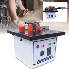 Woodworking Edge Bander Machine Self Cutting Double Gluing Edge Banding Machine
