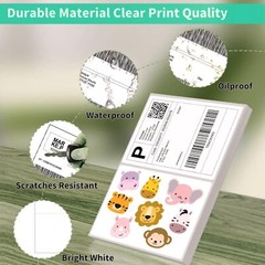 50-1000 Half Sheet Shipping Labels Page 8.5×5.5 Self Adhesive Round 2 Per Sheet