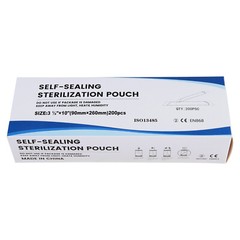 200 Self Sterilization Pouches Pouch Autoclave Sterilizer Bag Dental Tattoo Nail