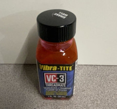 NEW Vibra-Tite VC-3 Threadmate 30 ml 1 oz Brush Cap Applicator Vibratite