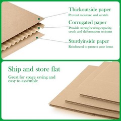 Shipping Boxes 14 x 10 x 6 in., 6/12 Pack | For Packaging, Moving, and Storage
