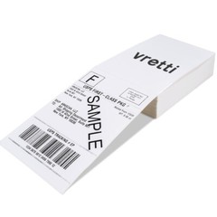 500 4×6 Fandfold Direct Thermal Shipping Labels for Rollo & Zebra Printer