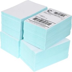 1000/Stack 4″x6″ Fanfold Direct Thermal Shipping Labels Zebra & Rollo Printers