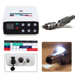 LED Electric Brushless Micro Motor/1:5 Fiber Optic Increase Contra Angle SANDENT
