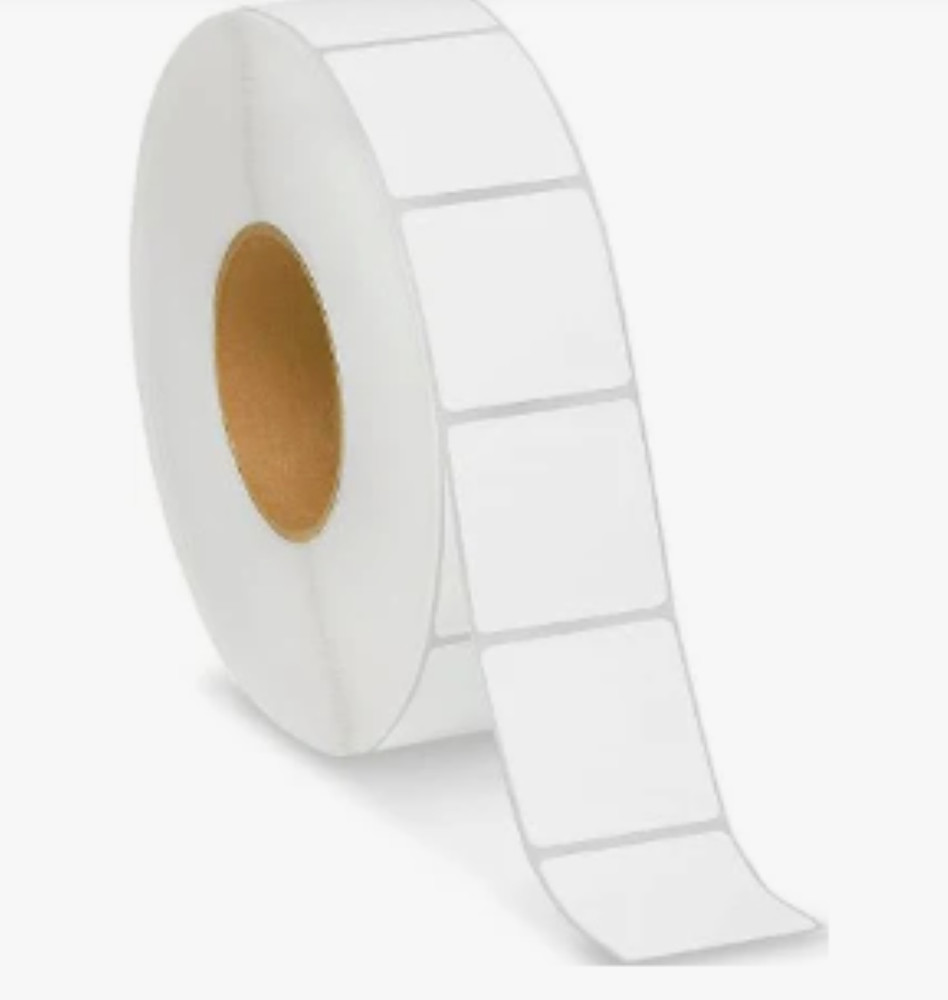 2×2 inch White Thermal Direct Industrial Zebra Printer 3″ Core Labels 2750 P/R
