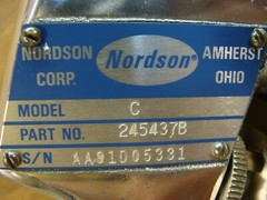 NEW NOS NORDSON Model C electrostatic airless spray gun 245437B