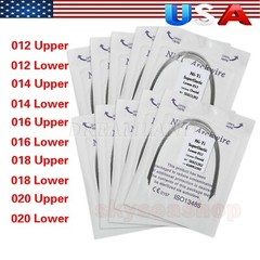 100PCS Dental Orthodontic NITI Arch Wire Round Super Elastic NITI Ovoid Form USA