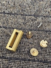 American Lock A3702WO Solid Brass Padlock 2-inch Body x 3-inch Hardened Shackle