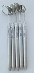 NEW German 10 PCS Dental Mouth Mirror #5 Unique Hollow Handle Dental Instruments