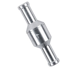 4x 8mm Inline One-way Non-return Check Valve Auminium Fuel Water Gas Air Vacuum