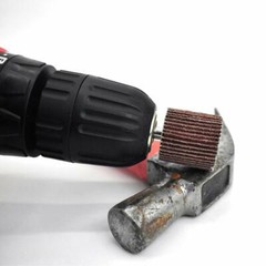10Pcs 60 Grits Drill Flap Wheel Sander 1x1x1/4″ Flapper Sanding Grinding HOT