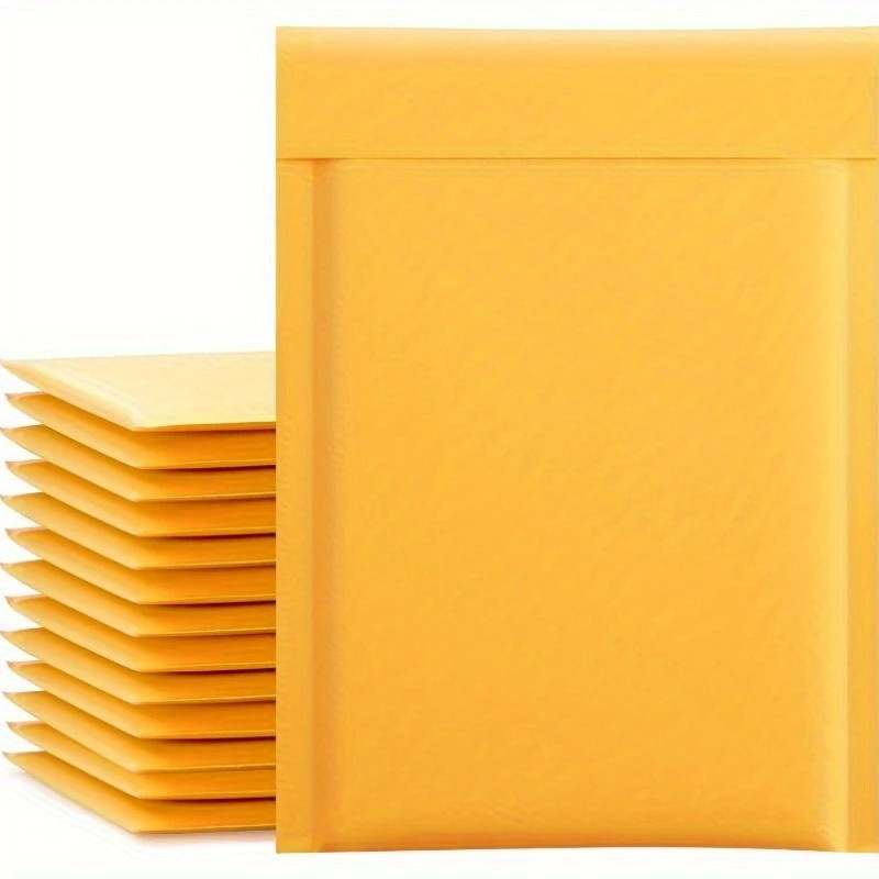 6×10 Kraft Bubble Mailers Padded Envelope Shipping Bags Seal 50/100/200/500