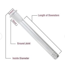 14mm Glass Downstem Premium Perc 3” 4” 5” Inch Multiple Types Mix And Match