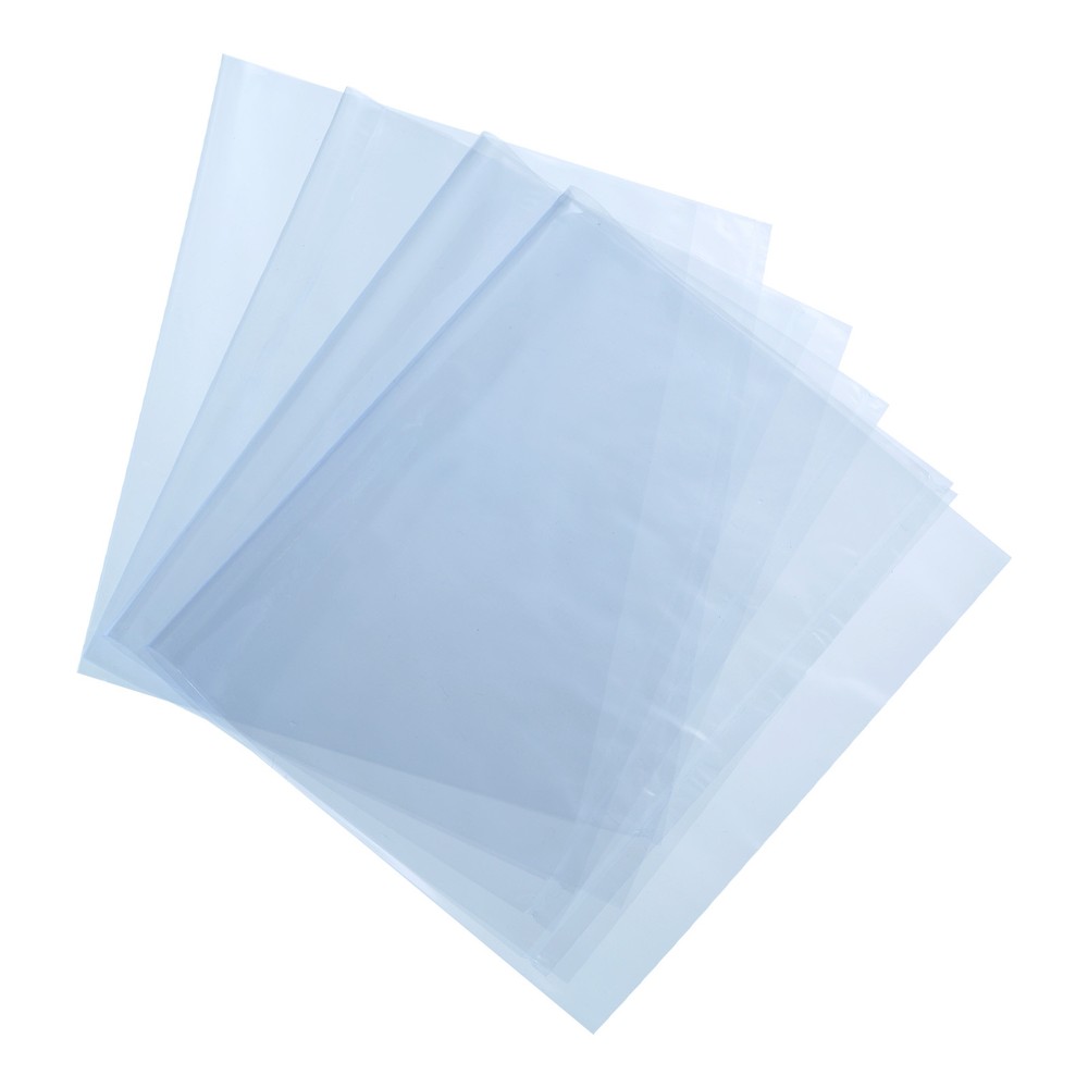 100 x 12×8 Inch Shrink Wrap Bags Blue Clear PVC Heat Shrink Wrap