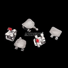 AZDENT 10X Dental Ortho Brackets Mini/Standard MBT/Roth 022/018 Hooks 3 4 5
