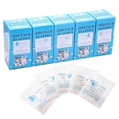 Dental Ortho elásticos cadena látex ligadura elástica bandas para soportes Ties