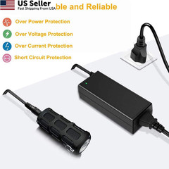 JOYLIT 12V 5A Power Supply Adapter 60W, AC 100-240V Convert to DC 12