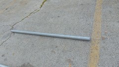 Galvanized Steel Pipe – 1-1/2″ x 8′ – SCH40 – Industrial Plumbing Conduit