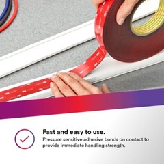 3M VHB Tape 5952 Double-Sided Acrylic Foam Tape – Heavy Duty(1 in. x 36yd.)